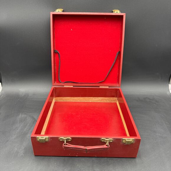 Vintage Trunk for Trivia Carrying Case for Trivial Pursuit - Picture 3 of 6